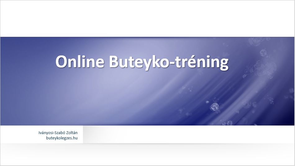 Online Buteyko-tréning