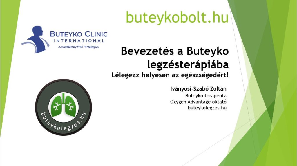 Bevezető Buteyko előadás