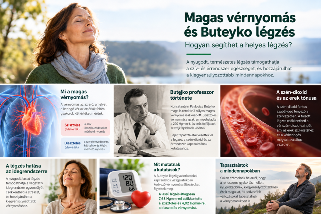Magas vérnyomás és Buteyko légzés – vérnyomásmérő nyugodt környezetben